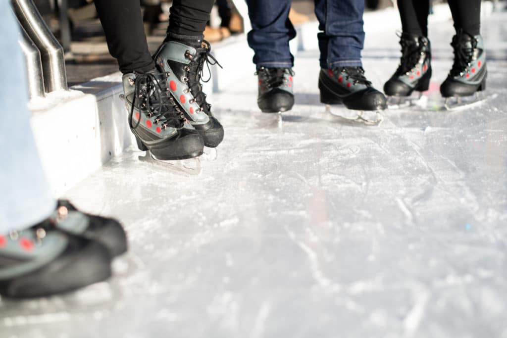 Ice Skating in Solaris Vail